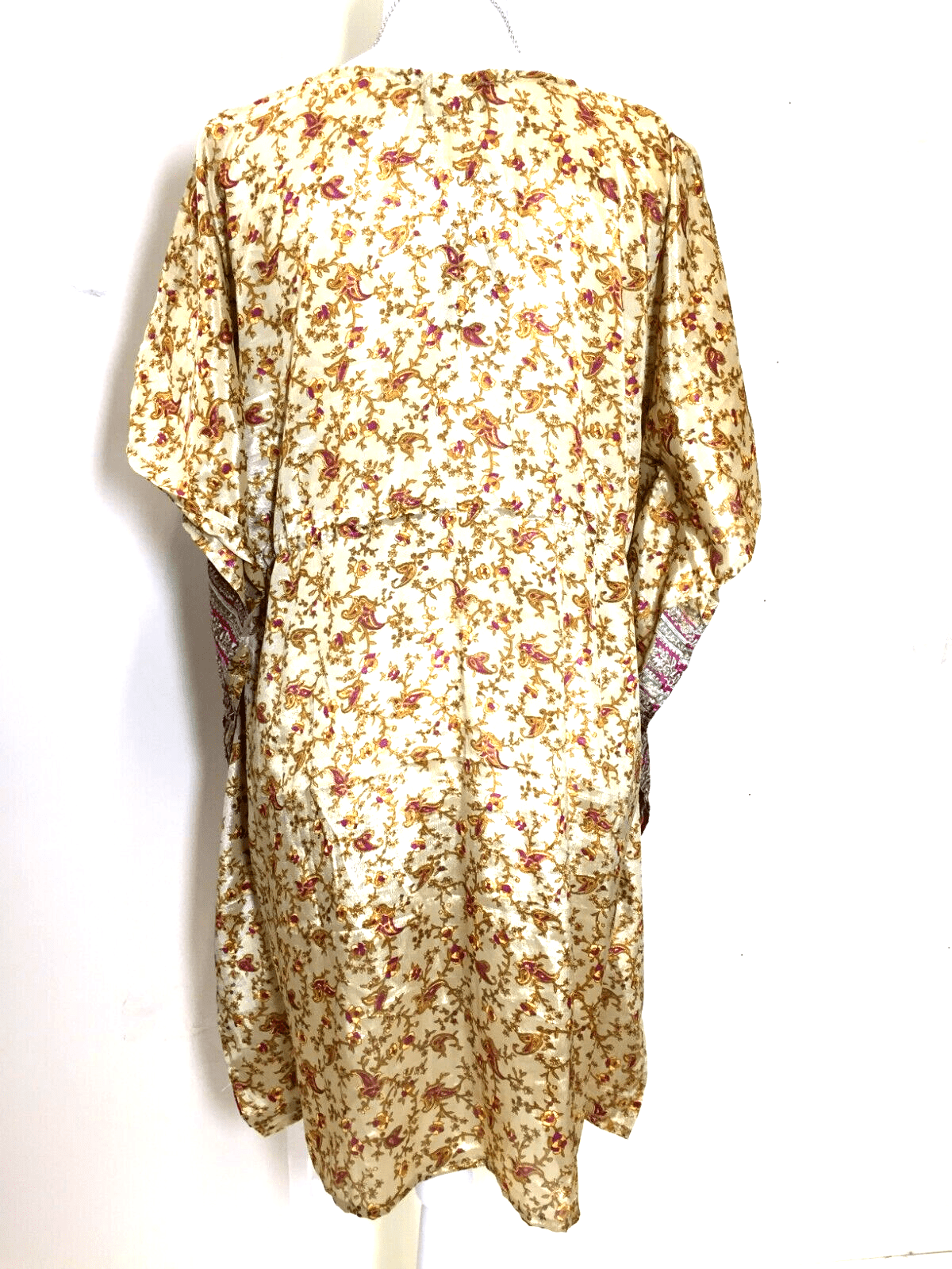 Festival Stall LTD Boho festival Clothing Festival Tunic Dress Top Blouse Kaftan Boho Hippy Sari Silk Cover up UK 8 - 18