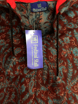 Festival Stall LTD Boho festival Clothing UNIQUE Handmade Poncho Warm Winter Wrap Cape Shawl Hoodie coat Jacket gift 8 - 20