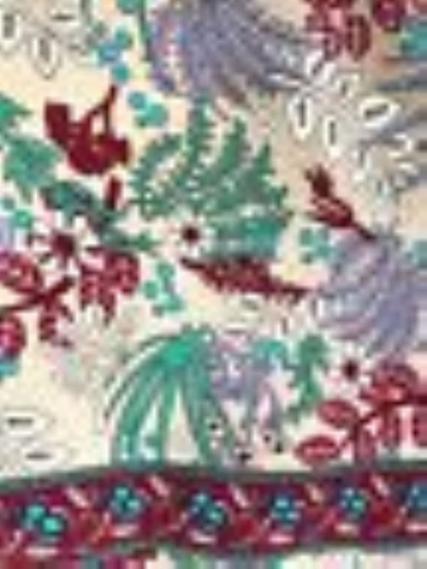 Festival Stall LTD Boho festival Clothing TUNIC TOP BLOUSE BOHO HIPPY Floral silk Indian Vintage retro UK 8 - 14