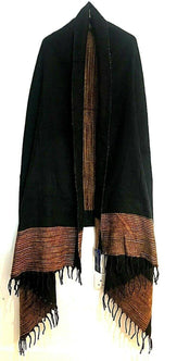 Festival Stall LTD Boho festival Clothing Shawl Poncho blanket warm scarf wrap yoga meditation hippy boho pashmina fleece