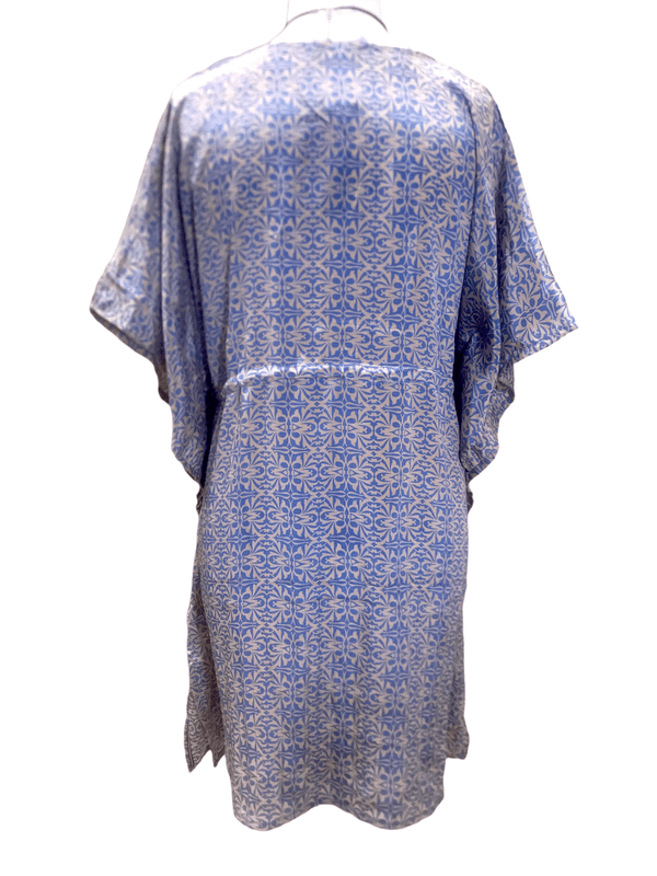 Festival Stall LTD Boho festival Clothing Tunic dress Kaftan Top Cover up Boho hippy festival Vintage Sari Silk retro 8 - 18