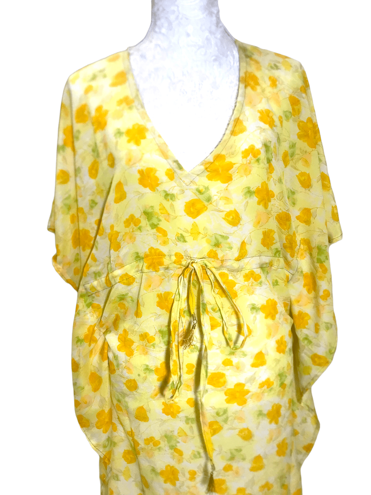 Festival Stall LTD Boho festival Clothing Tunic dress Kaftan Top Cover up Boho hippy festival Vintage Sari Silk retro 8 - 18