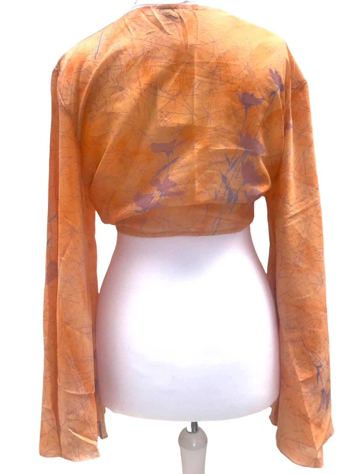 Festival Stall LTD Boho festival Clothing Blouse Top Kaftan Kimono Wrap Boho hippy festival retro SILK vintage 8 10 12 14