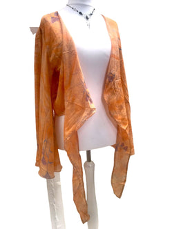 Festival Stall LTD Boho festival Clothing Blouse Top Kaftan Kimono Wrap Boho hippy festival retro SILK vintage 8 10 12 14