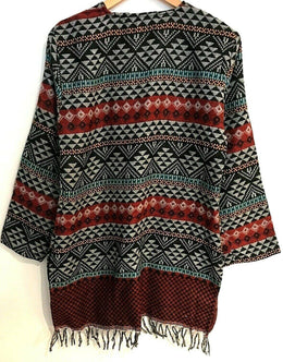 Festival Stall LTD Boho festival Clothing Sweater jumper pullover tunic boho hippie RED winter warm knit UK 8 10 12 14