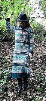 Festival Stall LTD Boho festival Clothing Boho Hippie Ethnic Indian Winter Kurta long Dress Tunic 6 8 10 12 14 16 M L XL