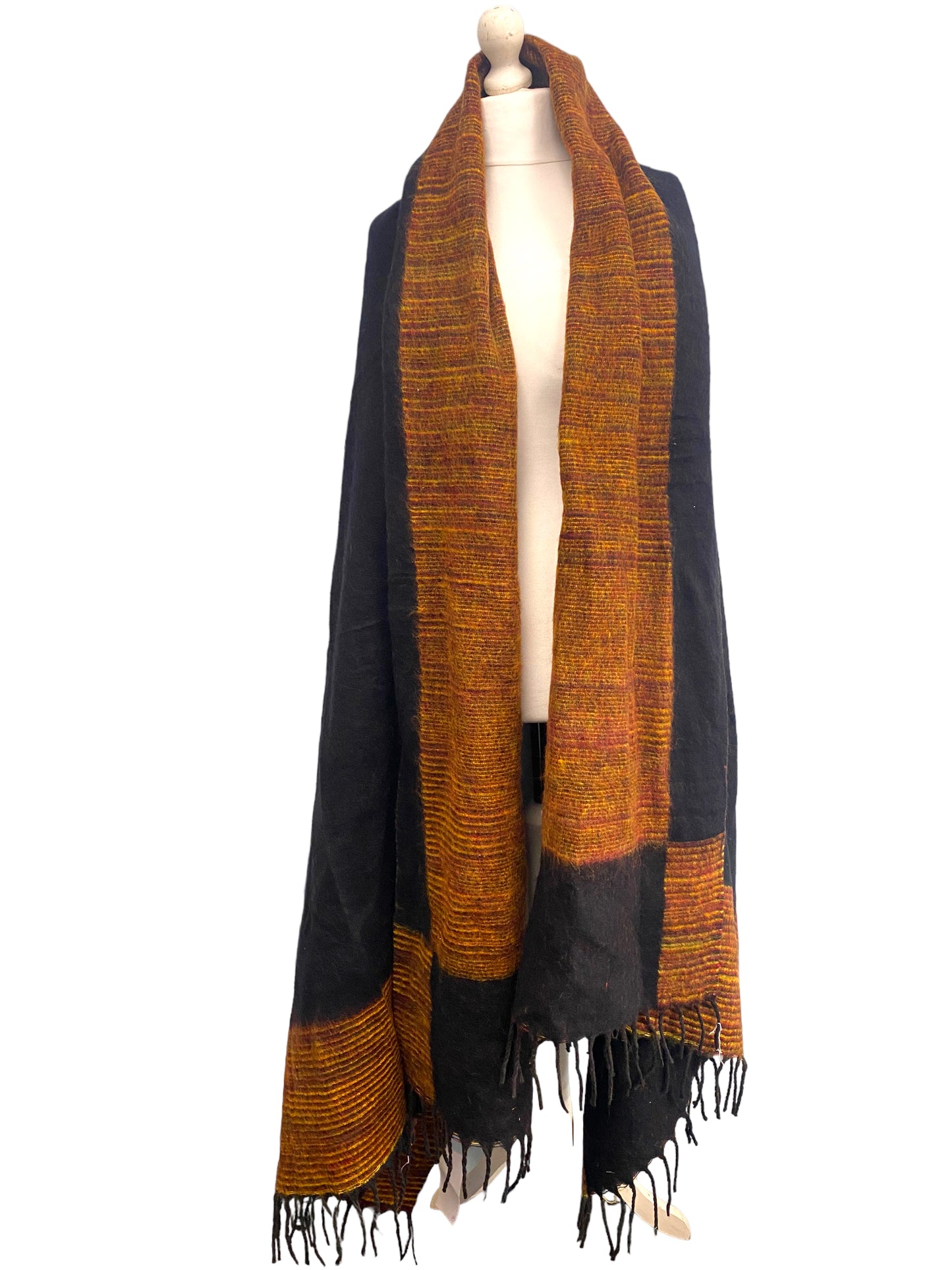 Festival Stall LTD Boho festival Clothing Shawl Poncho blanket warm scarf wrap yoga meditation hippy boho pashmina fleece