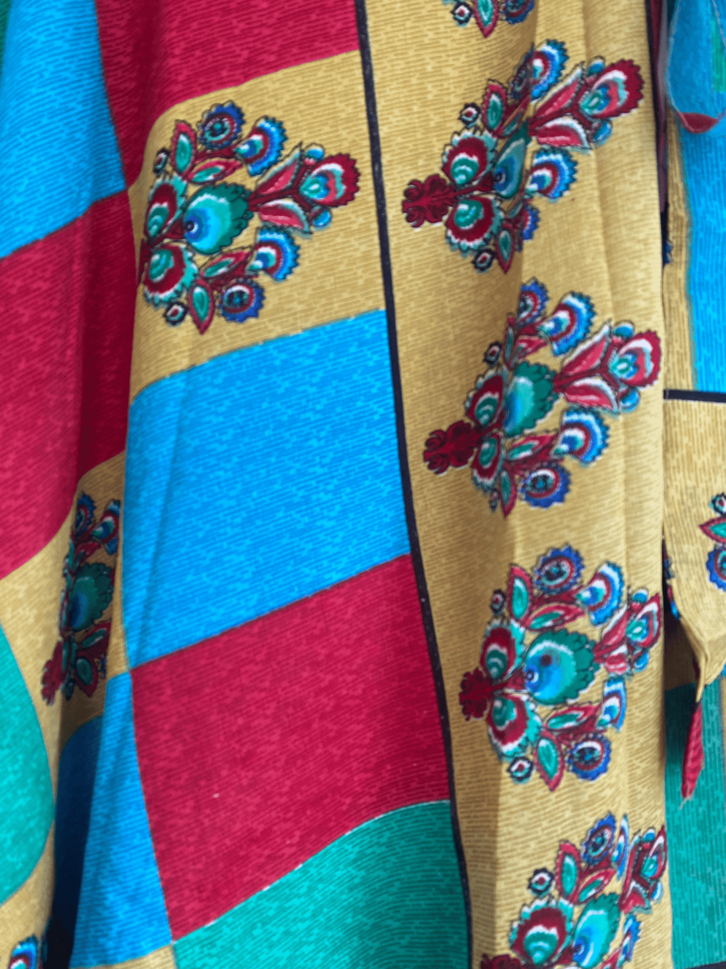 Festival Stall LTD Boho festival Clothing Wrap Skirt Vintage long Maxi Boho Hippy Sari Silk retro Festival summer UK 8 - 18