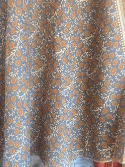 Festival Stall LTD Boho festival Clothing BlUE Wrap Skirt Vintage long Maxi Boho Hippy Sari Silk Festival summer UK 8 - 18