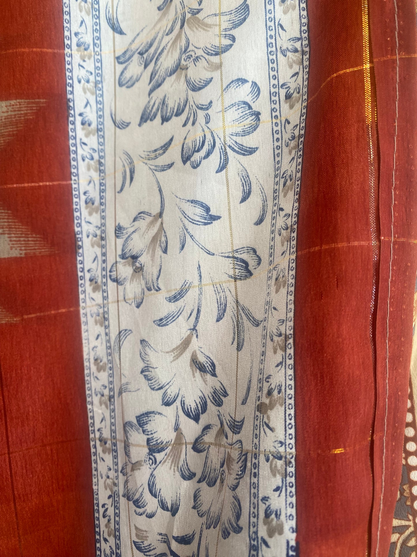 Festival Stall LTD Boho festival Clothing BlUE Wrap Skirt Vintage long Maxi Boho Hippy Sari Silk Festival summer UK 8 - 18