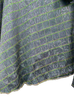 Festival Stall LTD Boho festival Clothing Wrap skirt Sari Silk Festival short Recycled vintage Boho Hippy summer UK 8 - 18