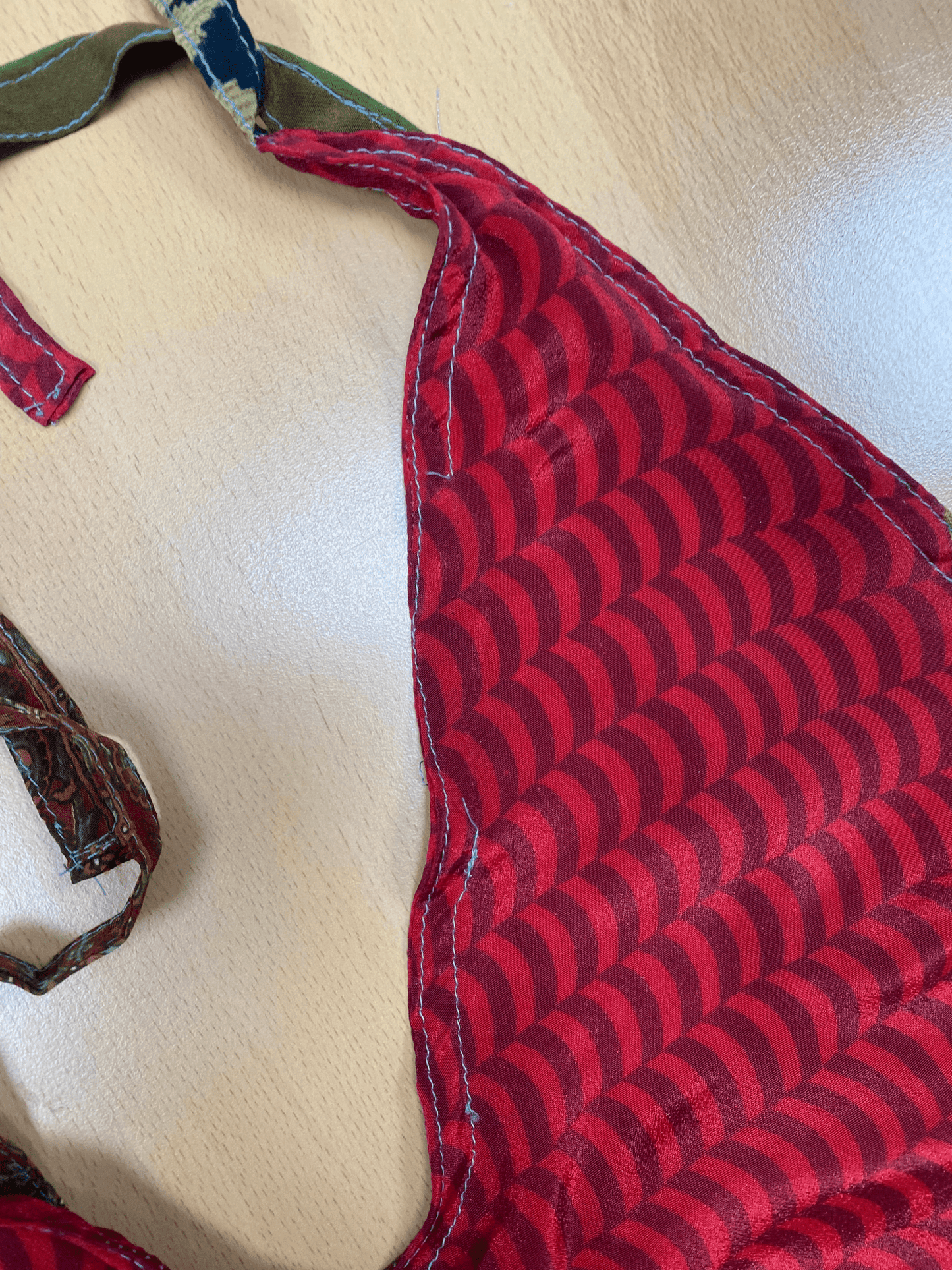 Festival Stall LTD Boho festival Clothing RED Crop Top sexy Boho Hippy Festival pretty summer sun vest A B cup UK 8 10 12