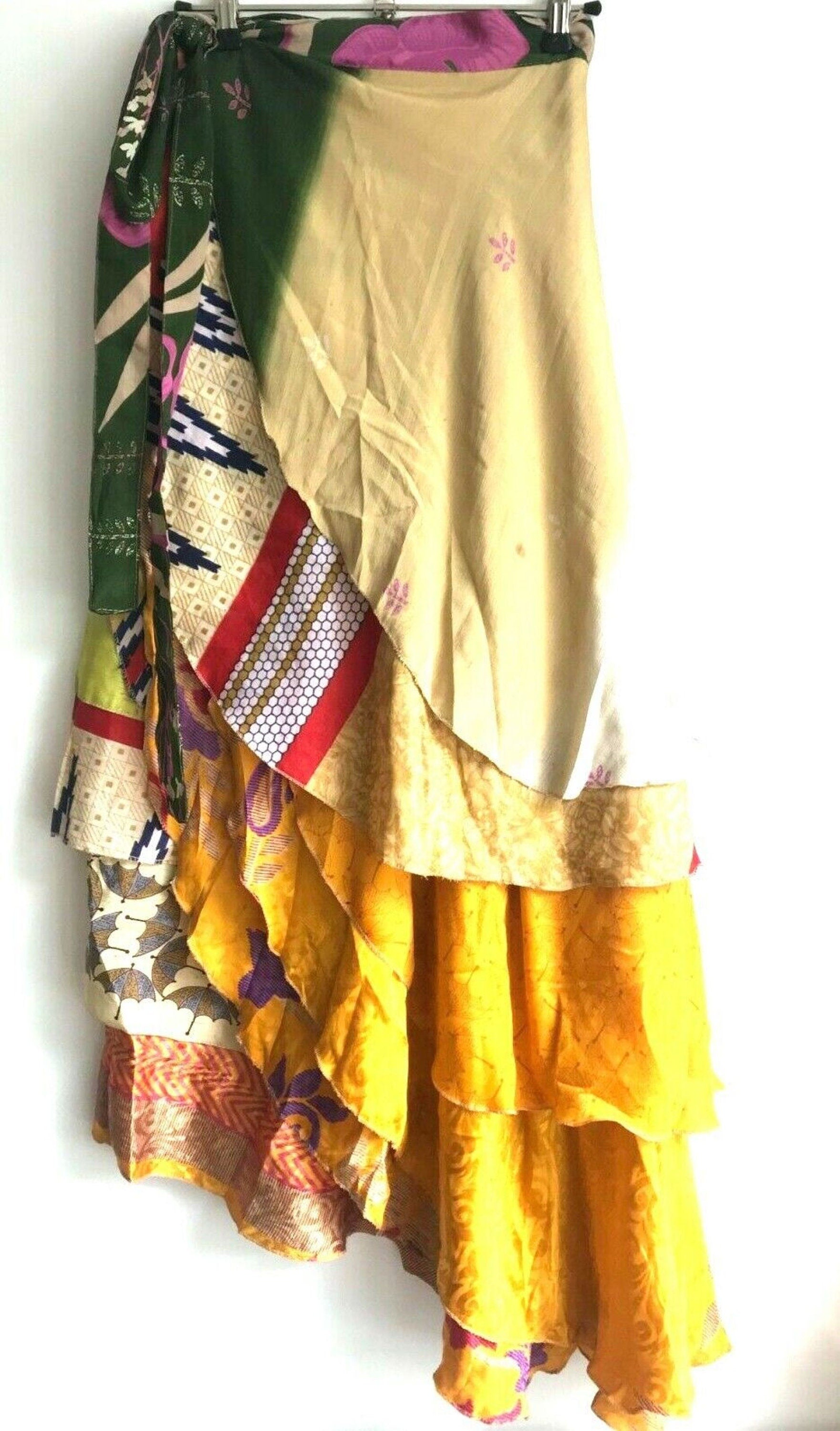 Long layered wrap skirt 2025