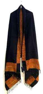 Festival Stall LTD Boho festival Clothing Boho blanket scarf xl hippy shawl poncho pashmina festival fleece reversible