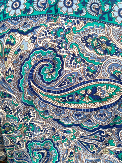 Festival Stall LTD Boho festival Clothing Blue Jade Boho SILK maxi dress | Asymmetric long length Summer| Royal Elegant godess hippie | Vacation | Festival Wedding Party outfit