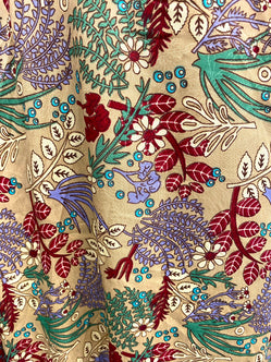 Festival Stall LTD Boho festival Clothing Wrap Dress boho hippy Festival SILK BEIGE party wedding outfit One Size 8 - 14