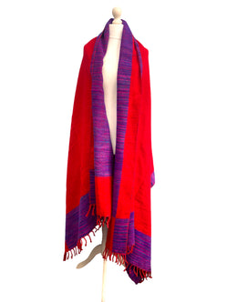 Festival Stall LTD Boho festival Clothing Shawl blanket poncho warm scarf wrap yoga meditation hippy boho pashmina fleece