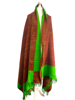 Shawl Poncho blanket warm scarf wrap yoga meditation hippy boho pashmina fleece