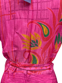 Festival Stall LTD Boho festival Clothing Long Wrap Dress pretty summer Boho hippy Festival maxi Sari - Silk UK 8 10 12 14