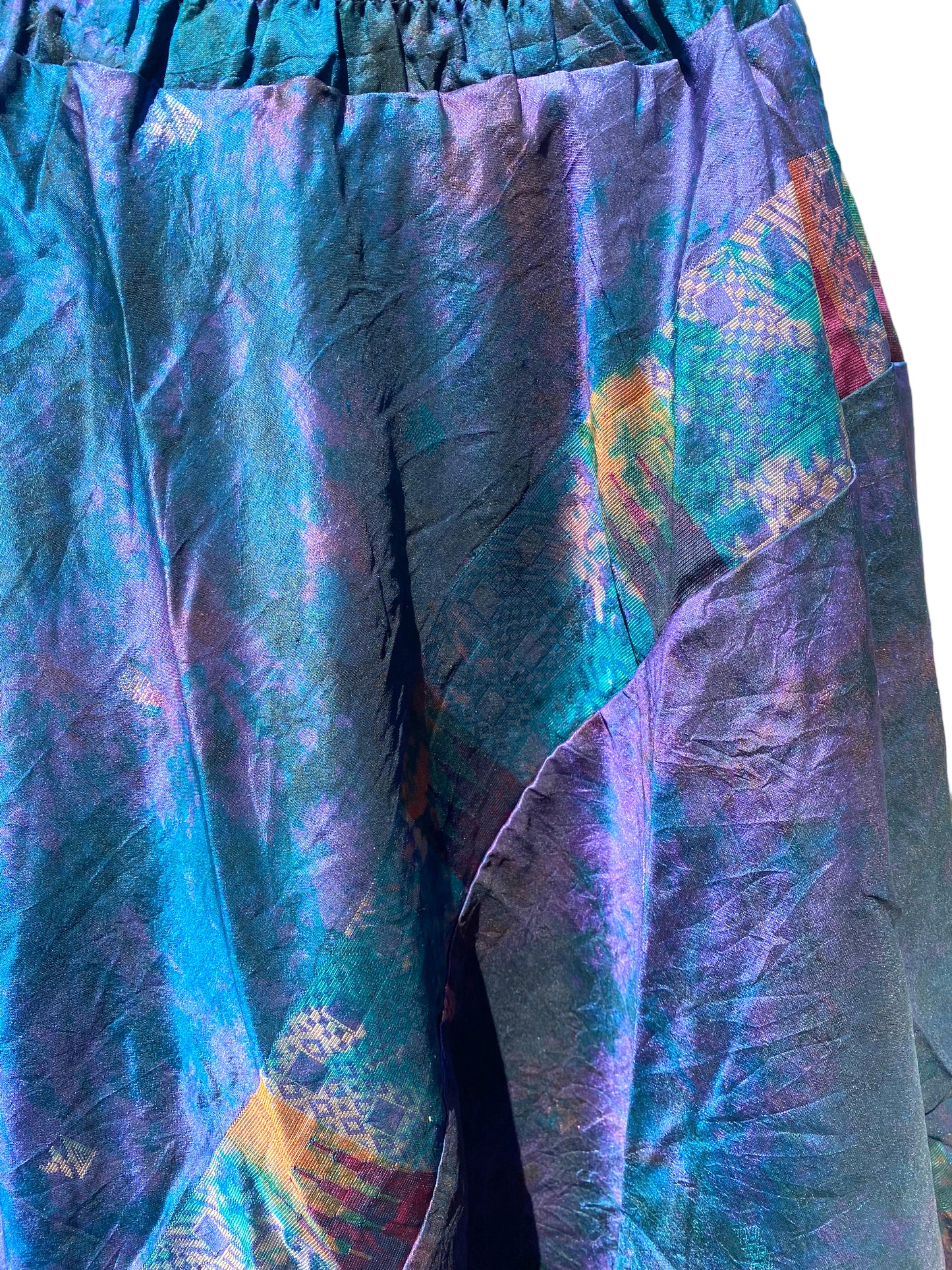 Festival summer Dress Sexy Boho Pixie SILK hanky hem Purple Pink gypsy sun 8-16