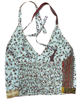 Festival Stall LTD Boho festival Clothing RED Crop Top sexy Boho Hippy Festival pretty summer sun vest A B cup UK 8 10 12