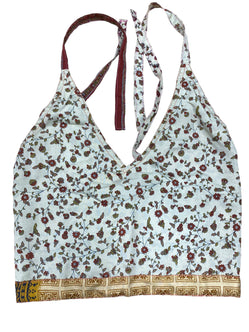 Festival Stall LTD Boho festival Clothing RED Crop Top sexy Boho Hippy Festival pretty summer sun vest A B cup UK 8 10 12