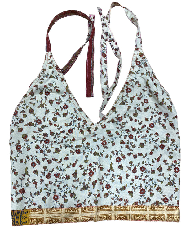 Festival Stall LTD Boho festival Clothing RED Crop Top sexy Boho Hippy Festival pretty summer sun vest A B cup UK 8 10 12