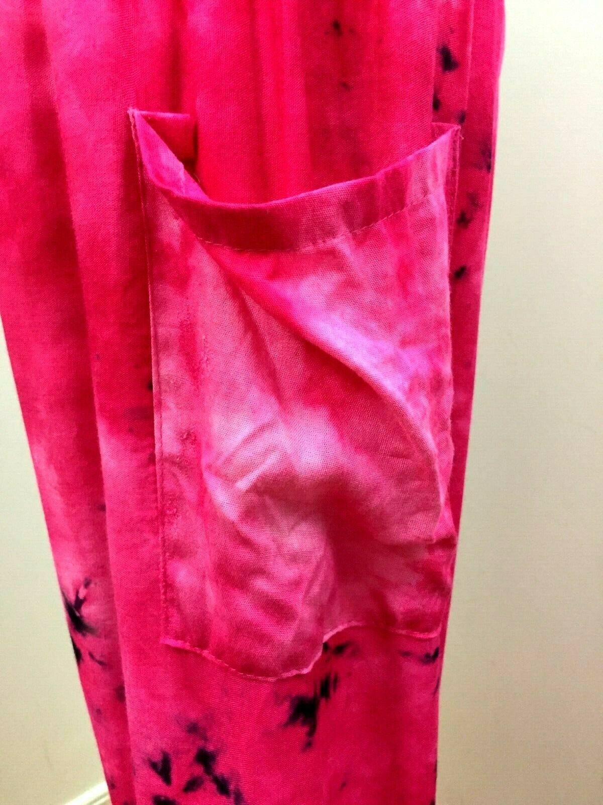 Festival Stall LTD Boho festival Clothing Harem Hippie Pants Loose-fit PINK Yoga Festival Boho Festival trousers ONE SIZE