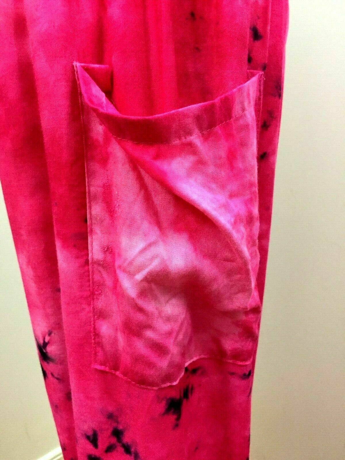 Festival Stall LTD Boho festival Clothing Harem Hippie Pants Loose-fit PINK Yoga Festival Boho Festival trousers ONE SIZE
