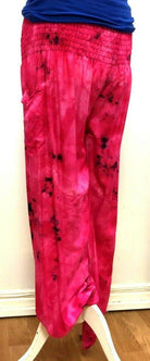 Festival Stall LTD Boho festival Clothing Harem Hippie Pants Loose-fit PINK Yoga Festival Boho Festival trousers ONE SIZE