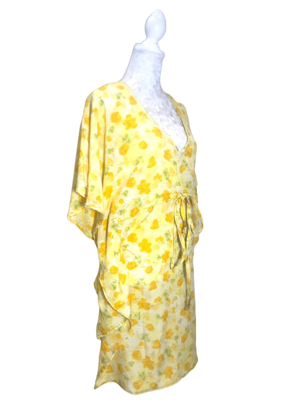 Festival Stall LTD Boho festival Clothing Tunic dress Kaftan Top Cover up Boho hippy festival Vintage Sari Silk retro 8 - 18