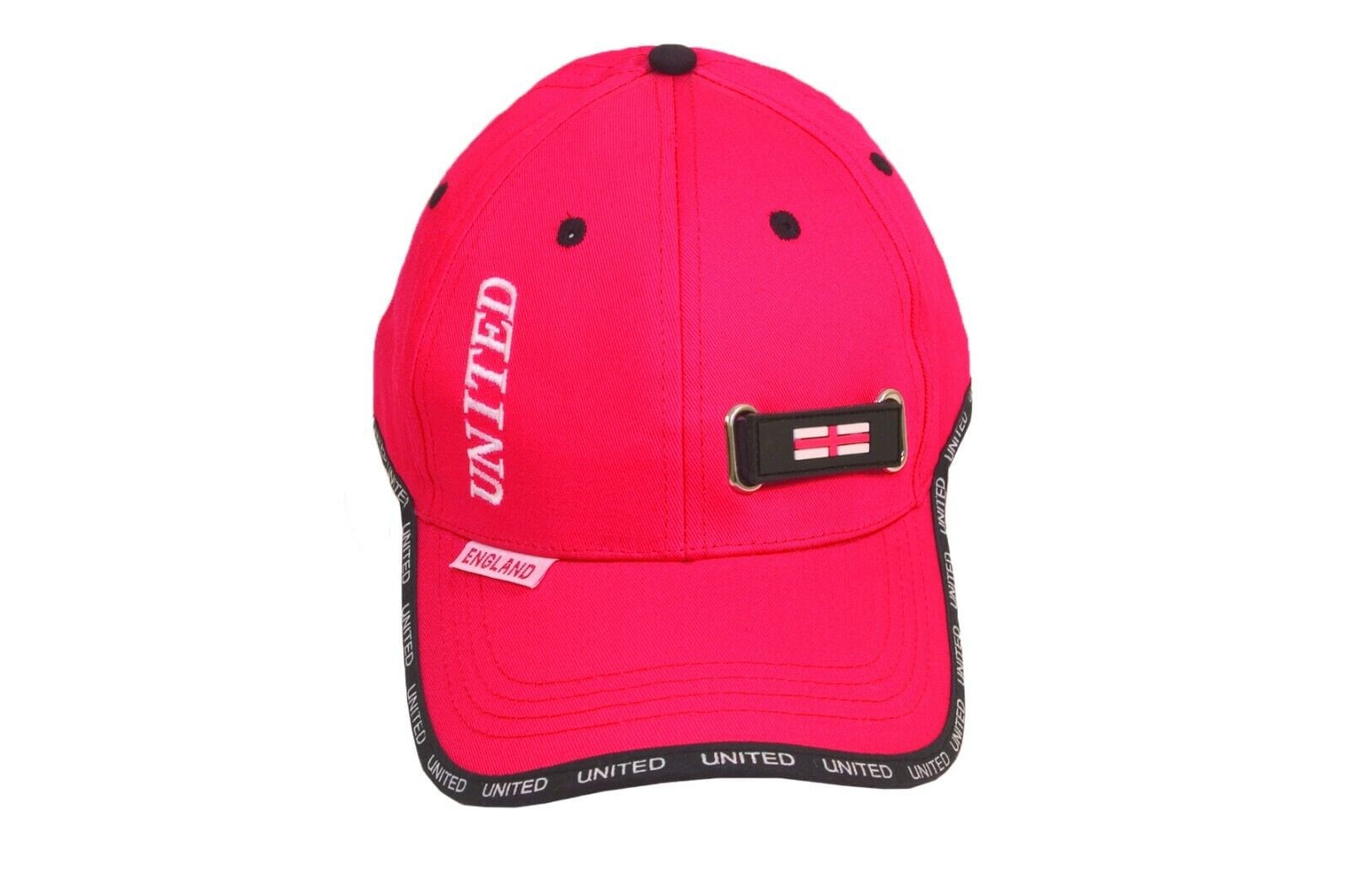 Festival Stall LTD Boho festival Clothing ENGLAND baseball cap hat black red summer sun beach sports one size