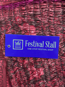 Festival Stall LTD Boho festival Clothing Pretty PINK SILK Crop Top sexy Boho Hippy Festival summer sun vest UK 8 10 12