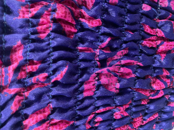 Pretty PINK SILK Crop Top sexy Boho Hippy Festival summer sun vest UK 8 10 12