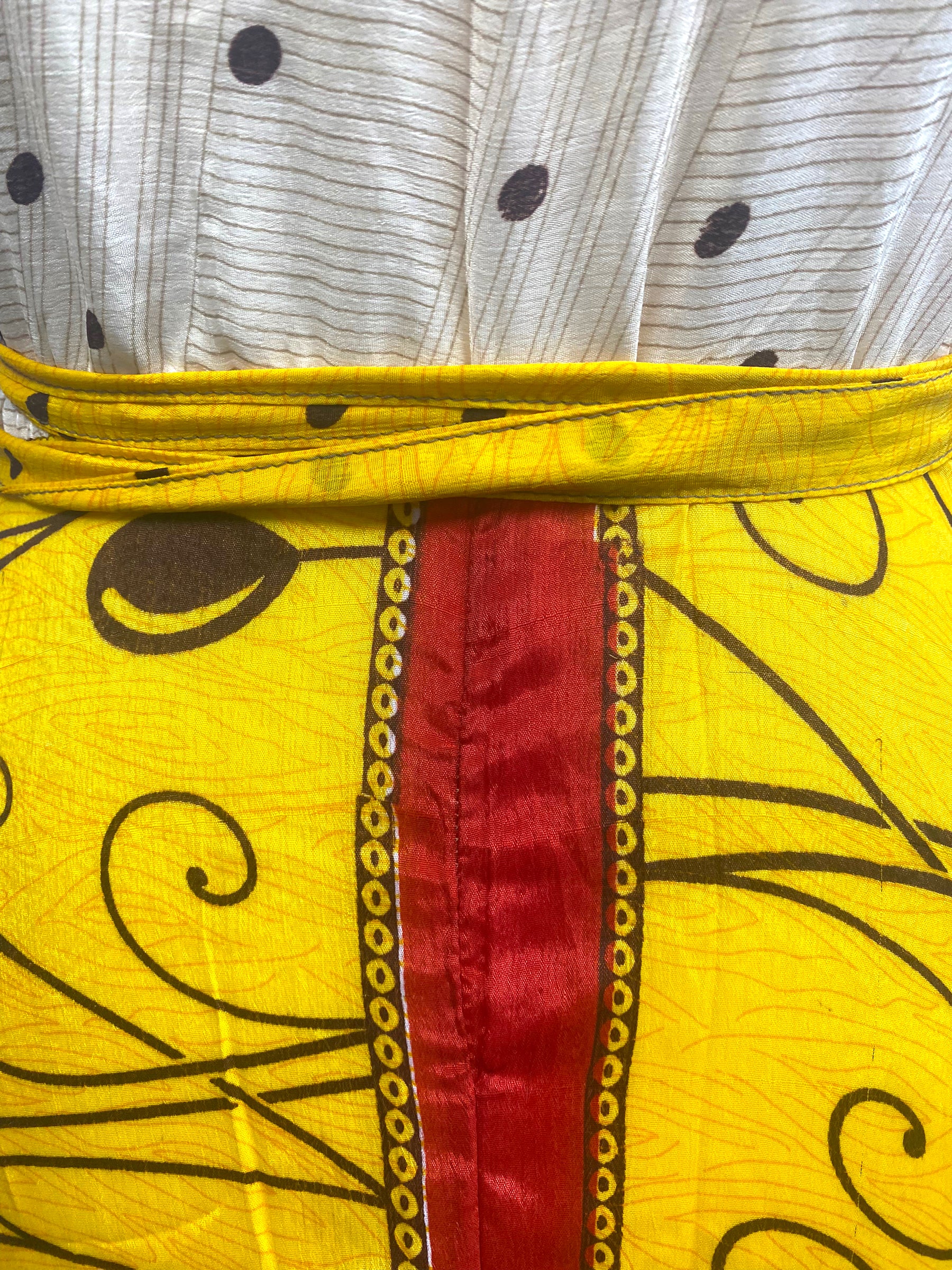 Festival Stall LTD Boho festival Clothing Long Wrap Dress pretty summer Boho hippy Festival maxi Sari - Silk UK 8 10 12 14