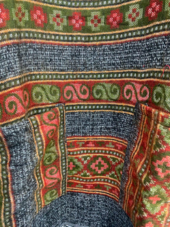 Brown TUNIC JUMPER PULLOVER SWEATER Boho Hippy, winter warm tassel Top UK 8-10