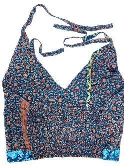 Festival Stall LTD Boho festival Clothing BLACK Crop Top sexy Boho Hippy Festival pretty summer sun vest A B cup UK 8 10 12
