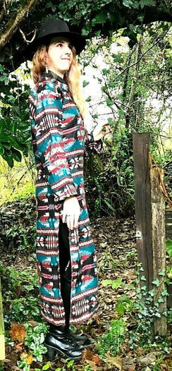 Festival Stall LTD Boho festival Clothing Boho Hippie Ethnic Indian Winter Kurta Kurti Dress Tunic UK 8 10 12 14 16 M L XL