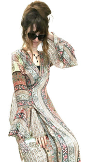 Long hippy dresses hotsell