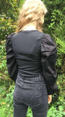 Blouse top body BLACK goth emo punk gothic slimming sexy winter bodysuit 6 8 12